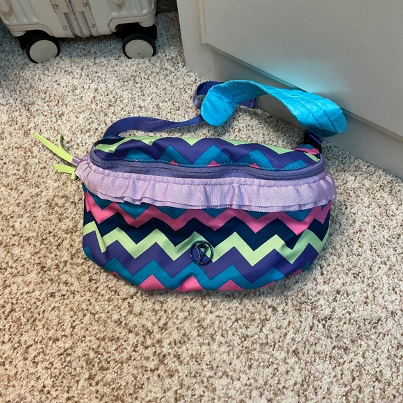 Colorful Ivivva medium size waistbag/ reversible small backpack - Picture 1 of 5